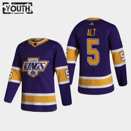 Los Angeles Kings Hockeydrakt Mark Alt 5 2020-2021 Reverse Retro Authentic - Barn